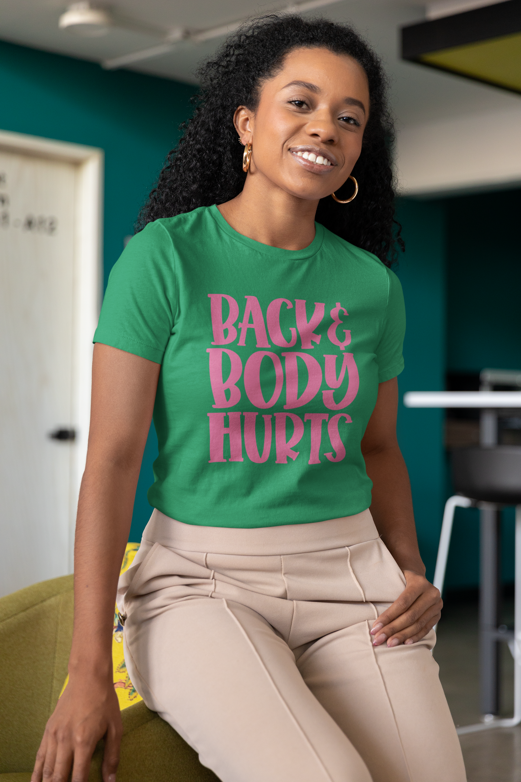 Back & Body Hurts Pink Women Unisex Fit Shirt